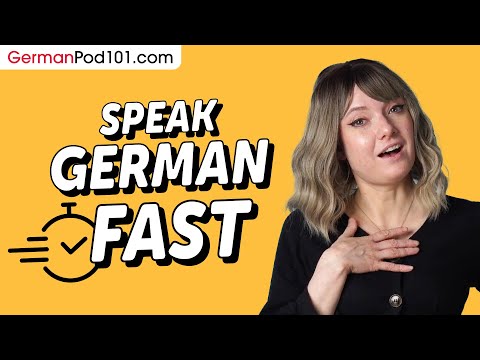 How to Speak German FAST and Understand Natives