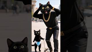 😹 Gangsta Cat vs Baby Cat | Funny AI Short 2025