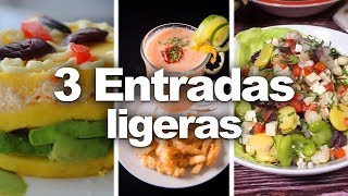 3 Entradas ligeras | Sabores del Perú