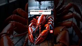 Storm Brings Giant Lobster to Light #creepycreatures #epicnature