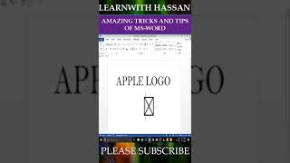 APPLE LOGO #youtubeshorts #learnwithhassan