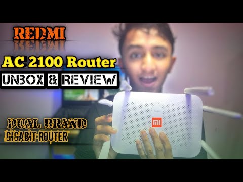 Redmi ac2100 gigabite router full Unbox & Review || Dual brand router ||