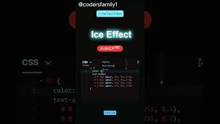 ice shadow effect using text shadow #ice #shadow #effect #using #text #shadow #property