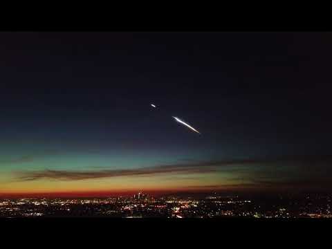 Запуск SpaceX Iridium 4 из Альгамбры, Калифорния
