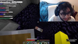 PrinceZam starts crying after his base gets griefed