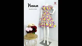 baju tidur wanita cewek pb 95 cm karet dada elastis motif cantik koleksi fulofe daster yoona 2025