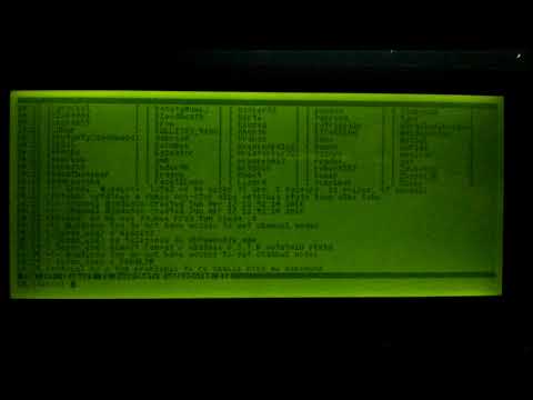 tty lcd console: irssi demo