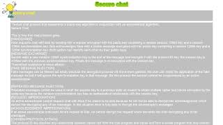 How to : Secure chat