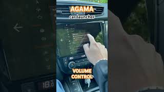 AGAMA car launcher: volume control settings #sinosmart #androidauto