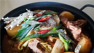 馬鈴薯豬骨湯 做法 | 韓國 馬鈴薯排骨湯 食譜 | 감자탕 | Korean Gam-Ja-Tang
