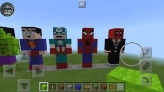 Minecraft Heroların Heykelleri