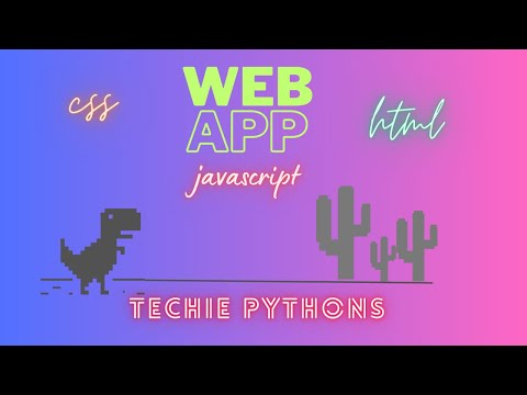 WEB APP| Creating dino-game from GOOGLE!| PART 3