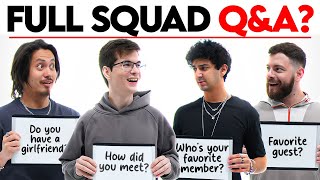 Full Squad Answers the Internet’s Craziest Questions Q&A