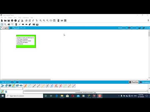 DHCP Configuration on router as server