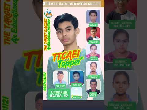 TOPPER OF T. T. C. A. E. I