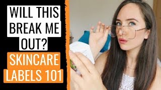 HOW TO READ SKINCARE PACKAGING 🤓 Tips For Acne Prone Skin