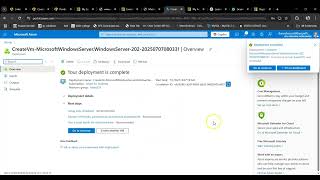 Azure VM RDP setup