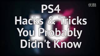 10 PS4 HACKS & Tricks You Probably Didn'