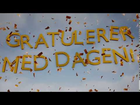 Gratulerer med dagen (Happy birthday)