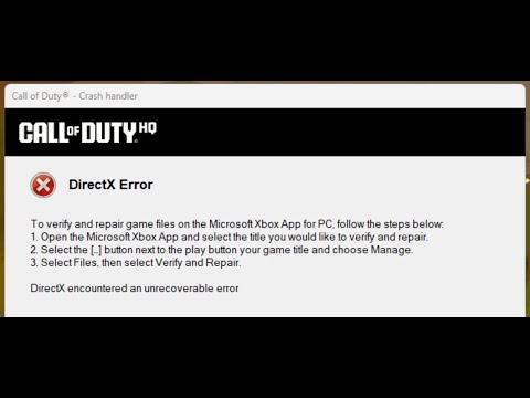 Fix Call Of Duty Black Ops 6 DirectX Error On PC (Game Pass Users)