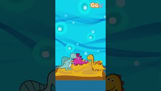 Five Little Dinosaurs Jumping On The Bed #shorts #nurseryrhymes #fivelittlemonkeys
