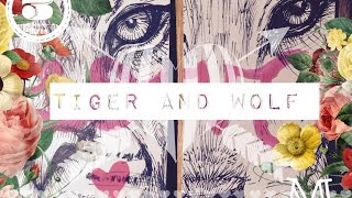 Nail Polish and Ink Tiger and Wolf Love Time Lapse Drawing