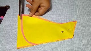 Simple sleeves design cutting and stitching || Latest sleeve design || #madhurafashionkatta