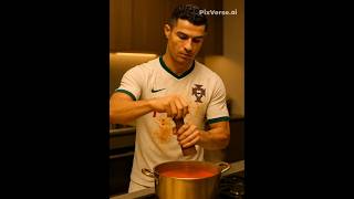 🍅⚠️ Ronaldo Covered in Sauce — The Police Thought It Was Blood!