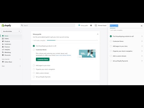 How to Start a Shopify Store in 2023 | Shopify eCommerce Website setup with Free  Theme PART- 01