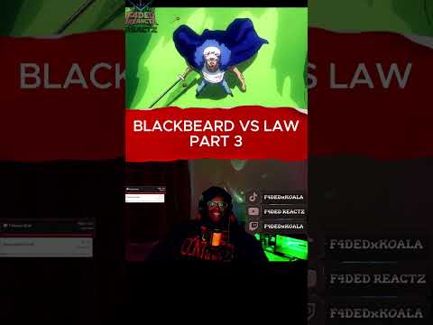 BLACKBEARD VS LAW PART 3🔥FULL REACTION ON MY CHANNEL #onepiece #animereaction #animereaction