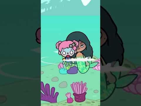 An evil mermaid kidnapped me 🧜🏻‍♀️🖤💔 #tocaboca #tocalifeworld #fypppp