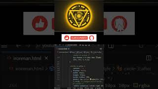 CSS Animation Iron Man Arc ##css #coding #grayscale #Website #frontenddeveloper #theme