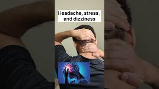 Simple Practices to Relieve Headaches, Stress, and Dizziness #headache #stress #yoga #viralshorts