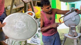 "From Metal to Dosa Pan | Aluminium Kal Manufacturing Secrets😮"#hardworking