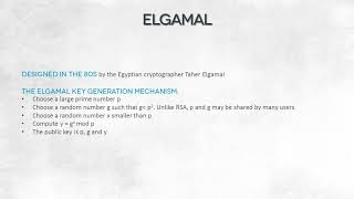 116   ELGAMAL