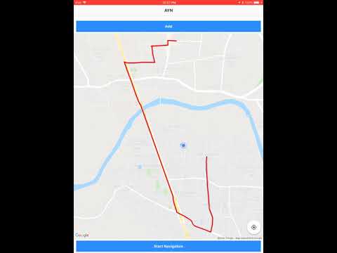 Using Google Maps iOS sdk to draw polyline between two locations