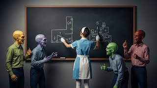 Aliens Mock Girl At Blackboard — Freeze When She Solves The Impossible... SCi-Fi Story HFY