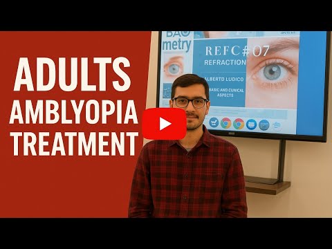 Adult Amblyopia (lazy Eye) Treatment।Previous vision Right Eye 6/36 P after 46 session Therapy 6/6 ।
