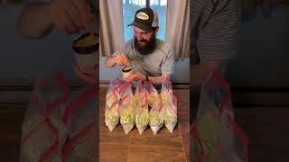 Dehydrating and preparing 4-months of dinners for our upcoming 2700 mile walk and canoe!