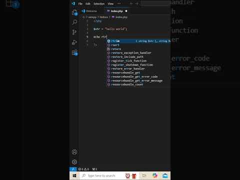 rtrim() function in php #coding #development #shorts #viralshorts