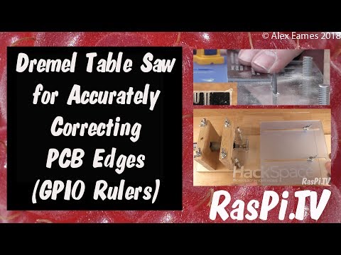 Dremel Table Saw meets RasPiO GPIO Rulers