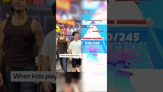 When kids play free #kidseatfree #arcade #gametok #games #funny #comedy #storytime #fyp