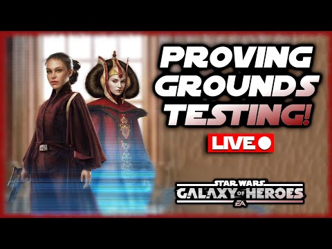 Testing Teams for Queen Amidala Proving Grounds!  SWGOH