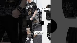 Drop Shoulder Mash T-Shirt and Trouser ComboFabrics: Mash Jersey #checkshirt #longshirt #foryou