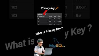 🔑 What is Primary Key in SQL? | SQL Basics Explained! #SQLTips #short #shorts #viral#primarykey #sql