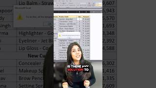 Struggling With Merged Cells? 🤫Try THIS Instead! #excelshortcuts #career #job #exceltutorial