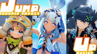 【原神MMD/Genshin Impact】JUMP UP【ムアラニ, カチーナ, キィニチ/Mualani, Kachina, Kinich】【1440p/60fps】