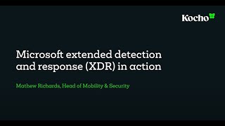 Microsoft extended detection and response (XDR) demo