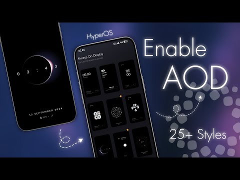 Enable AOD Mode In Any Xiaomi Device |