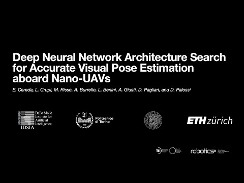 Deep Neural Network Architecture Search for Accurate Visual Pose Estimation aboard Nano-UAVs